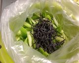 セロリの塩昆布甘酢*ビニール袋で超簡単作り方2写真