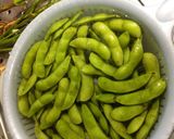 ビールのおつまみ⌒☆枝豆(枝付き)ゆで方作り方3写真