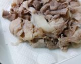 夏ランチ☆豚キム豆乳ぶっかけそうめん作り方2写真