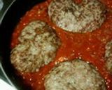 お店の味♪煮込みハンバーグ♪作り方7写真