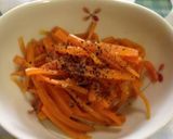 甘みたっぷり☆にんじんだけのきんぴら作り方4写真
