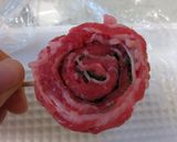 シソ巻き牛肉のレモン醤油風味作り方5写真