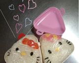 キャラ弁☆キティーちゃんおにぎり弁当作り方3写真
