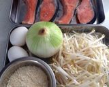 ♡鮭ハンバーグ♡作り方1写真
