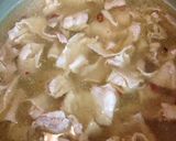 塩ラーメンスープで作る豚バラレタス鍋作り方5写真