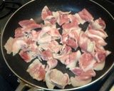 長芋と豚肉のオイスター炒め作り方2写真