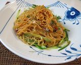 中華風サラダ和え麺　～食べるラー油～作り方2写真