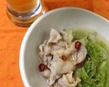 塩ラーメンスープで作る豚バラレタス鍋作り方7写真