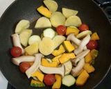簡単おしゃれ☆焼くだけ野菜＆チキン作り方2写真