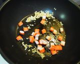 かにかま黒酢チャーハン作り方2写真