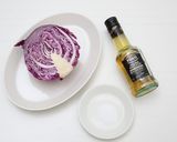 紫キャベツのサラダ作り方1写真