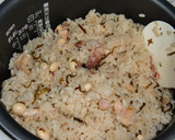 ホテイのやきとり缶と大豆の炊き込みごはん作り方4写真