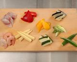 白身魚と海老、野菜のベニエ作り方2写真
