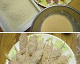 豚薄切り まきまきカツ作り方3写真