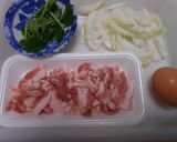 豚ばら肉と玉葱と玉子で・簡単豚玉丼作り方2写真