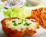チーズがとろ～リ＊鶏むね肉のパン粉焼き作り方6写真