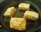 簡単*豆腐のひき肉はさみ煮作り方5写真