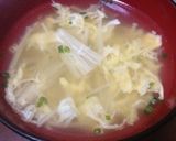 簡単★えのきと卵のスープ作り方3写真