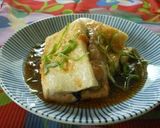簡単*豆腐のひき肉はさみ煮作り方6写真
