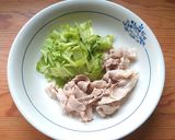 冷しゃぶサラダのマンゴージュレ酒かけ☆作り方5写真