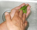 オクラのおろしそば作り方1写真
