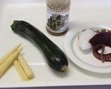 たことズッキーニの中華サラダ作り方1写真