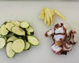たことズッキーニの中華サラダ作り方2写真