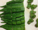 超簡単！オクラとわかめとしらすの和え物作り方4写真