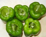 冷製・鶏ささみのピーマン詰めスープ煮作り方4写真