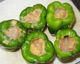 冷製・鶏ささみのピーマン詰めスープ煮作り方5写真