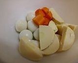 根菜と油揚げの煮物作り方1写真