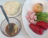 今日の昼食☆ナシゴレン（スパイシー風味）作り方1写真