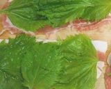 豚ロースと大葉のくるくる巻き作り方1写真