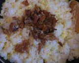 簡単ランチ☆サンマの蒲焼まぜまぜライス♪作り方3写真