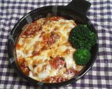 スライスポテトのミートソースチーズ焼き作り方4写真