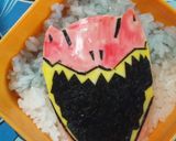 キャラ弁☆キョウリュウジャー☆レッド作り方2写真