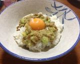 納豆卵アボガド丼作り方4写真