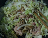 キウイで豚肉と野菜の炒めもの作り方4写真