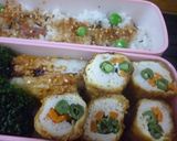 お揚げとささ身で野菜ロール~お弁当に！作り方15写真