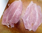 ★☆夏でもOK♪あっさり梅しそチキンカツ作り方1写真