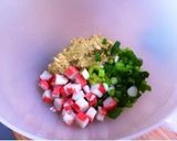 蟹味噌でさっぱり和風パスタ☆わさび味作り方1写真