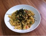 蟹味噌でさっぱり和風パスタ☆わさび味作り方4写真
