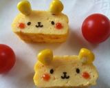 ♡キャラ弁・お弁当に簡単くまさん卵焼き♡作り方3写真