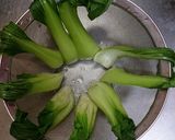 担々麺に使う、チンゲン菜の茹で方♪作り方4写真