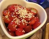 冷やして美味☆簡単ミニトマトの中華マリネ作り方2写真