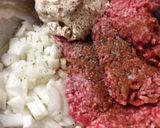 （●＾o＾●）ふっくらハンバーグステーキ作り方1写真