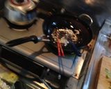 空芯菜と鳥肉の炒めもの作り方7写真