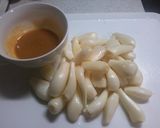 お酒のつまみ☆らっきょう味噌炒め作り方1写真