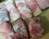 すき焼きのタレでズッキーニの肉巻き作り方2写真
