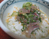 なめろう風♪鯵のたたきのお茶漬け♪作り方5写真
